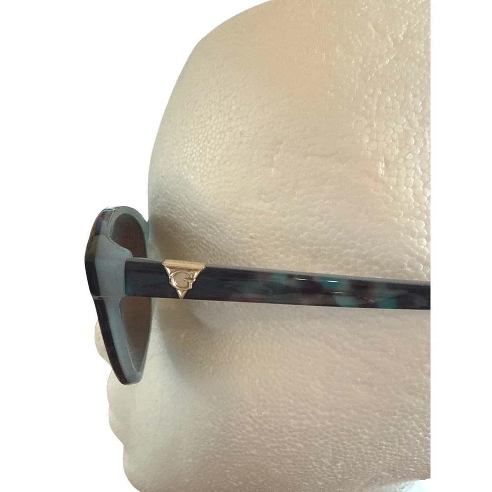 GUESS Women's Sunglass FRAMES ONLY GU2949-3 Blue Tortoise Shell Frame Brown Lens